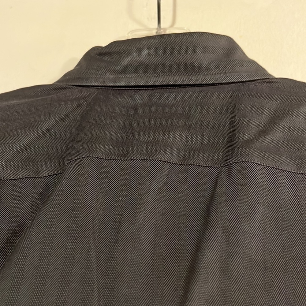 Faonnable Gray Men’s Button Down Collar Shirt - image 6